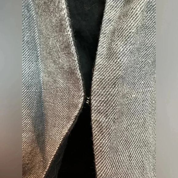 Banana Republic Grey Linen Blend Cropped Blazer Jacket Women’s Size 10 Medium M - Picture 8 of 12